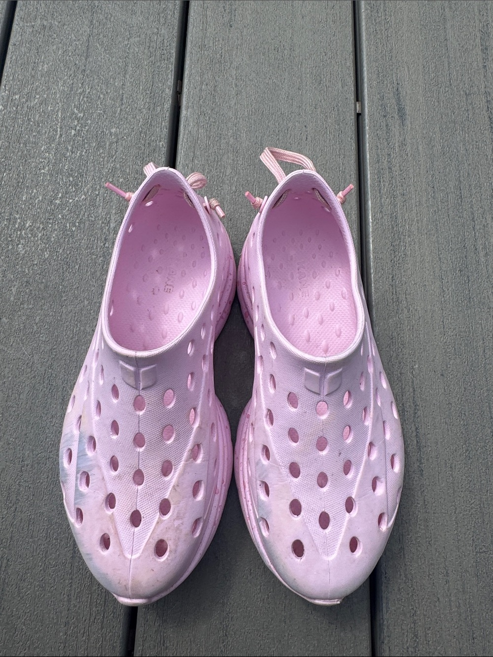 Kids Pink Water-Ready Slip-On Sandals with Easy Back Loop